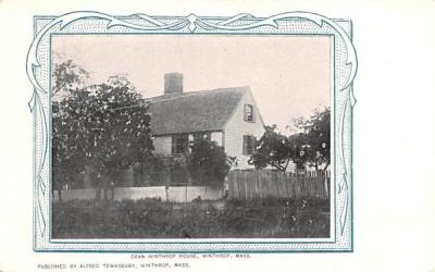 Dean Wintrhop House Winthrop, Massachusetts Postcard