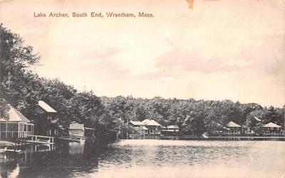 Lake Archer Wrentham, Massachusetts Postcard
