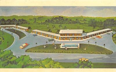 Esquire Motel West Boylston, Massachusetts Postcard