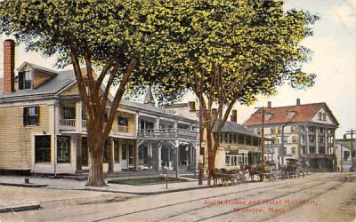 Joslin House & Hotel Mannexit Webster, Massachusetts Postcard