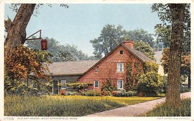 Old Day House West Springfield, Massachusetts Postcard