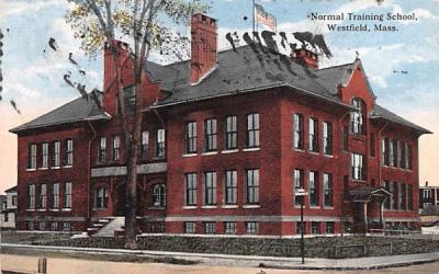 Normal Training School Westfield, Massachusetts Postcard