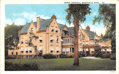 Noble Hospital Westfield, Massachusetts Postcard