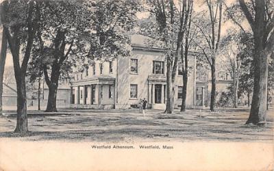 Westfield Atheneum Massachusetts Postcard