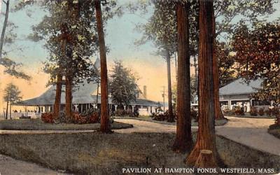 Pavilion at Hampton Ponds Westfield, Massachusetts Postcard