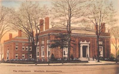 The Athenaeum Westfield, Massachusetts Postcard