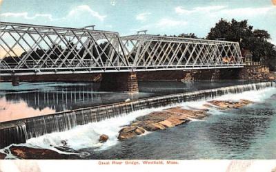 Great River Bridge Westfield, Massachusetts Postcard