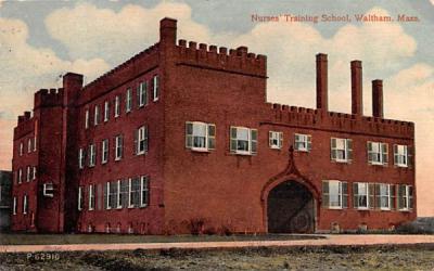 Nurses' Training School Waltham, Massachusetts Postcard