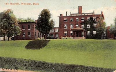 The Hospital Waltham, Massachusetts Postcard