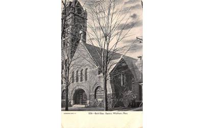 Beth Eden Baptist Waltham, Massachusetts Postcard