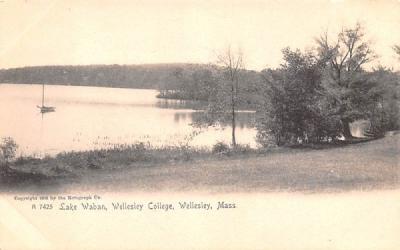 Lake Waban Wellesley, Massachusetts Postcard
