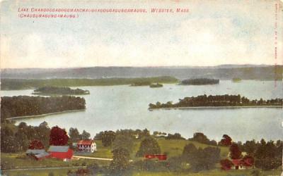Lake Chargoggagoggmanchaugagoggchaubunagungamaugg Webster, Massachusetts Postcard