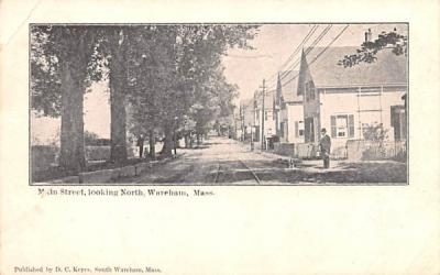 Main Street Wareham, Massachusetts Postcard