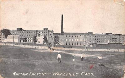 Rattan Factory Wakefield, Massachusetts Postcard
