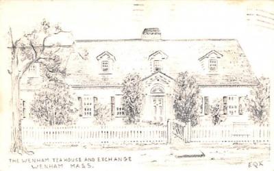 The Wenham Tea House & Exchange  Massachusetts Postcard