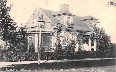 Summer Residence of Col. Caleb Chase West Harwich, Massachusetts Postcard