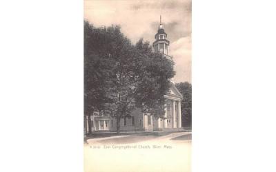 East Congregational Church Ware, Massachusetts Postcard