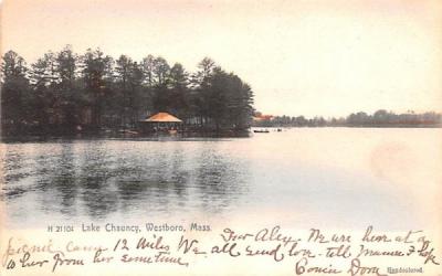 Lake Chauncy Westboro, Massachusetts Postcard