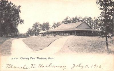 Chauncy Park Westboro, Massachusetts Postcard