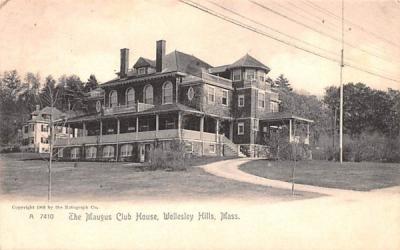 The Maugus Club House Wellseley Hills, Massachusetts Postcard