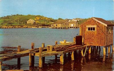 Old Oyster Houses Weelfleet, Massachusetts Postcard
