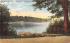 Glimpse of Lake & Grove Whalom Park, Massachusetts Postcard