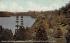 Glimpse of Lake Waban  Wellesley, Massachusetts Postcard