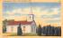 Congregational Church  West Barnstable, Massachusetts Postcard