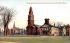 Congregational Church & Court House Westfield, Massachusetts Postcard