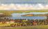 General View of Lake Chargoggagoggmanchauggagoggchubunagungamaugg Webster, Massachusetts Postcard