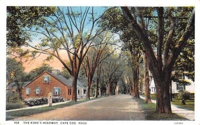 The King's Highway Yarmouthport, Massachusetts Postcard