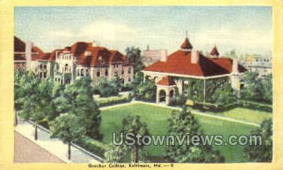 Goucher College - Baltimore, Maryland MD Postcard