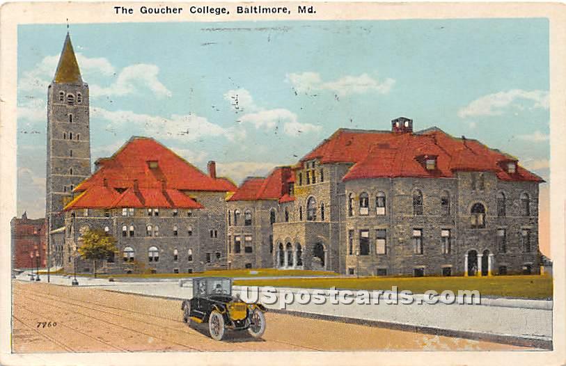 Goucher College - Baltimore, Maryland MD Postcard