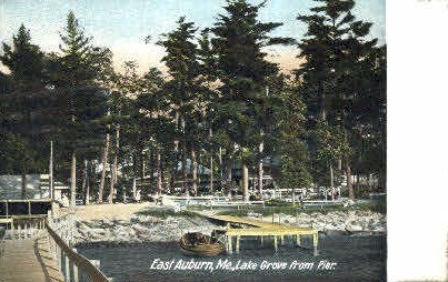Lake Grove - East Auburn, Maine ME Postcard