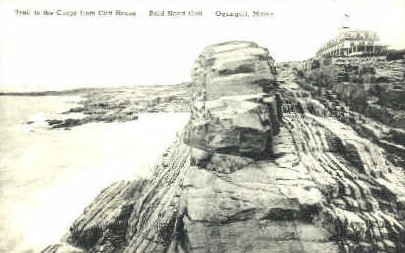 Trail to the Gorge, Bald Head Cliff - Ogunquit, Maine ME Postcard
