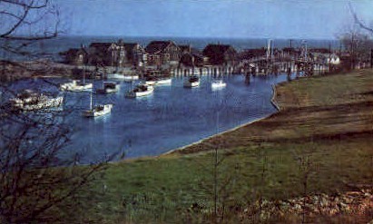 Perkins Cove & Bridge - Ogunquit, Maine ME Postcard