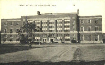 Library, University of Maine - Orono Postcard
