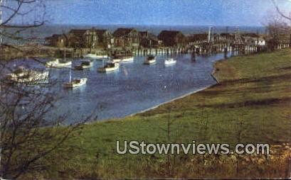 Perkins Cove & Bridge - Ogunquit, Maine ME Postcard