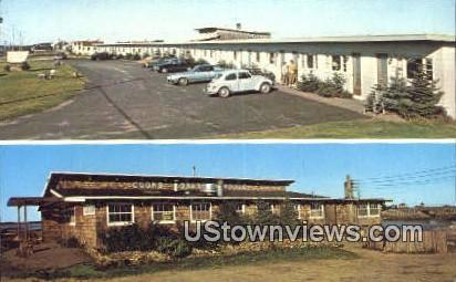 1960s COOK'S ISLAND VIEW MOTEL & LOBSTER HOUSE BAILEY ISLAND MAINE VTG POSTCARD 