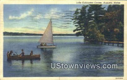 Lake Cobbosseecontee - Augusta, Maine ME Postcard