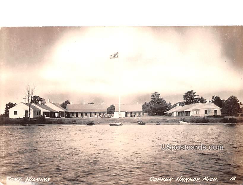 Fort Wilkins - Copper Harbor, Michigan MI Postcard