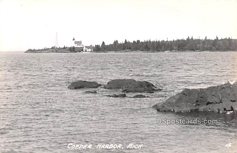 Water View - Copper Harbor, Michigan MI Postcard