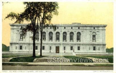 Detroit Public Library - Michigan MI Postcard