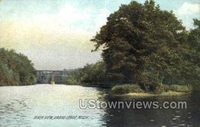River View - Grand Ledge, Michigan MI Postcard