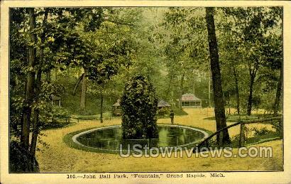 John Ball Park - Grand Rapids, Michigan MI Postcard