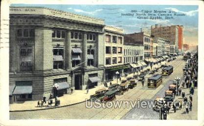 Upper Monroe Ave. - Grand Rapids, Michigan MI Postcard