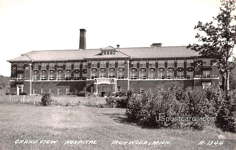 Grand View Hospital - Ironwood, Michigan MI Postcard
