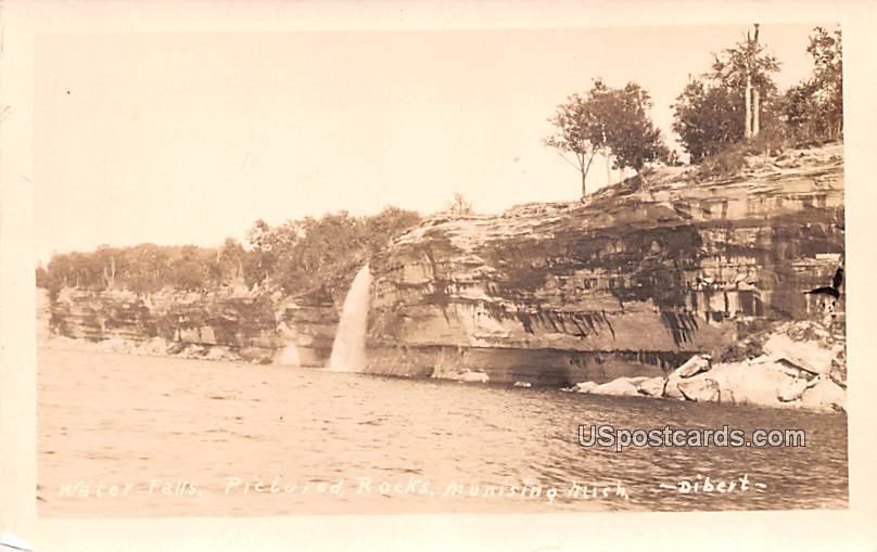 Water Falls - Munising, Michigan MI Postcard