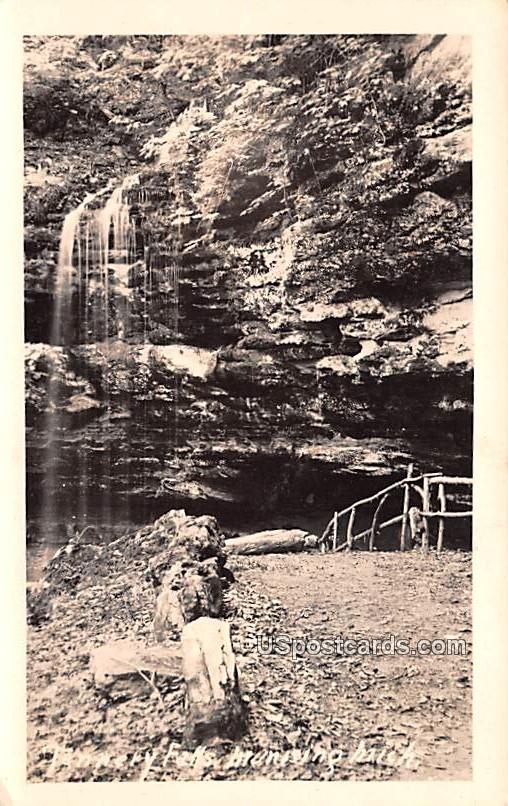 Tannery Falls - Munising, Michigan MI Postcard