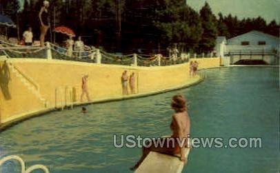 Grand Hotel, Serpentine Pool - Mackinac Island, Michigan MI Postcard